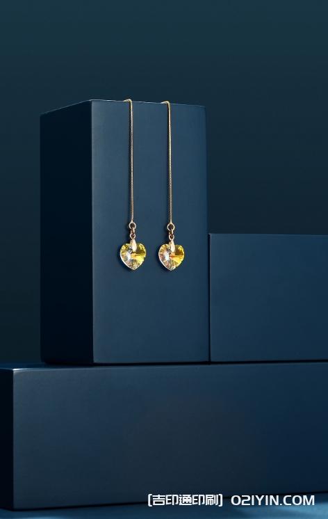 奢華藍(lán)底首飾禮盒設(shè)計制作源頭廠家  第3張